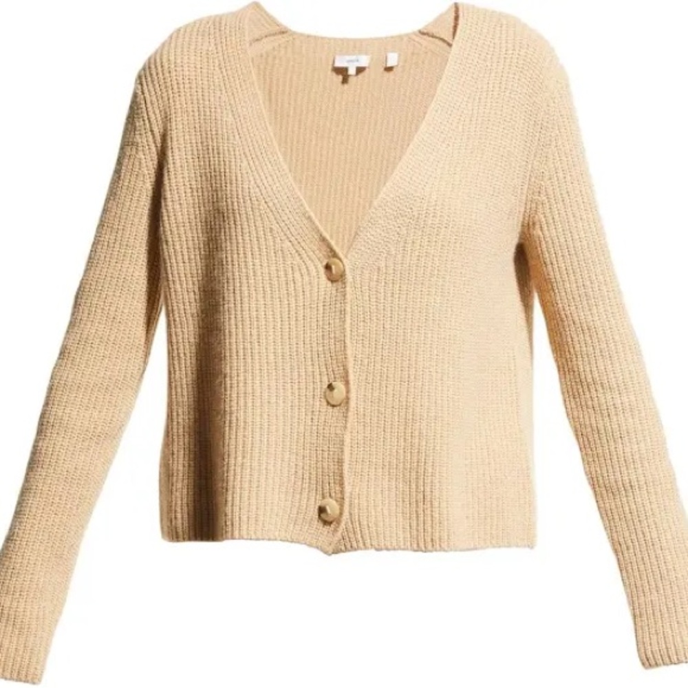 Vince Shaker Ribbed Cardigan - Picture 3 of 8